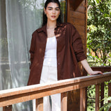 Oversized Cotton Poplin Shirt