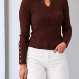 Grace Collar Knit top