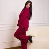 Everyday Knit set burgundy