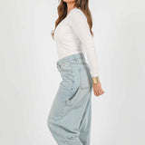 Loose Fit Light Wash Jeans