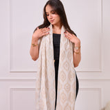 Paisley Scarf - off white