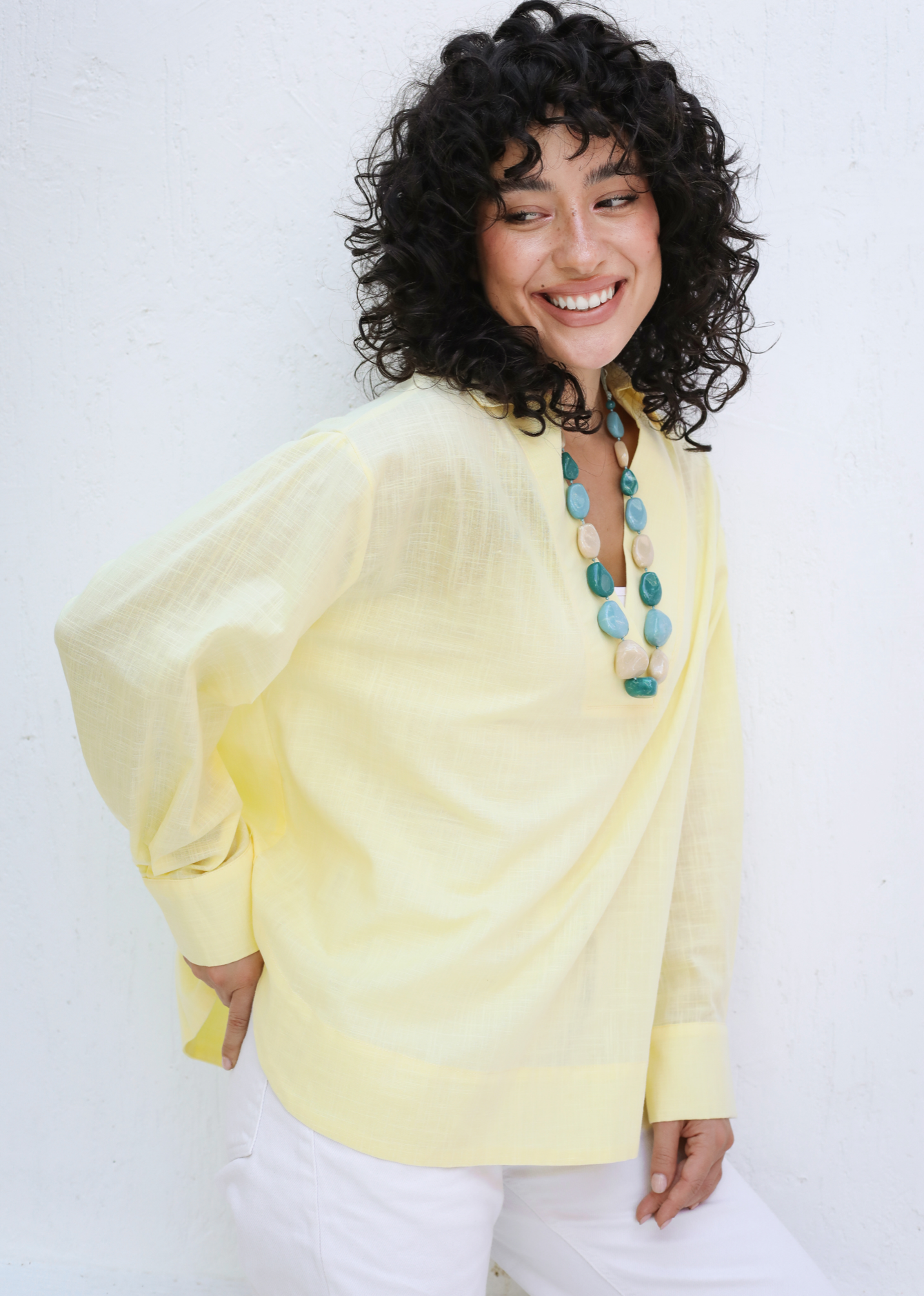 V-neck Blouse