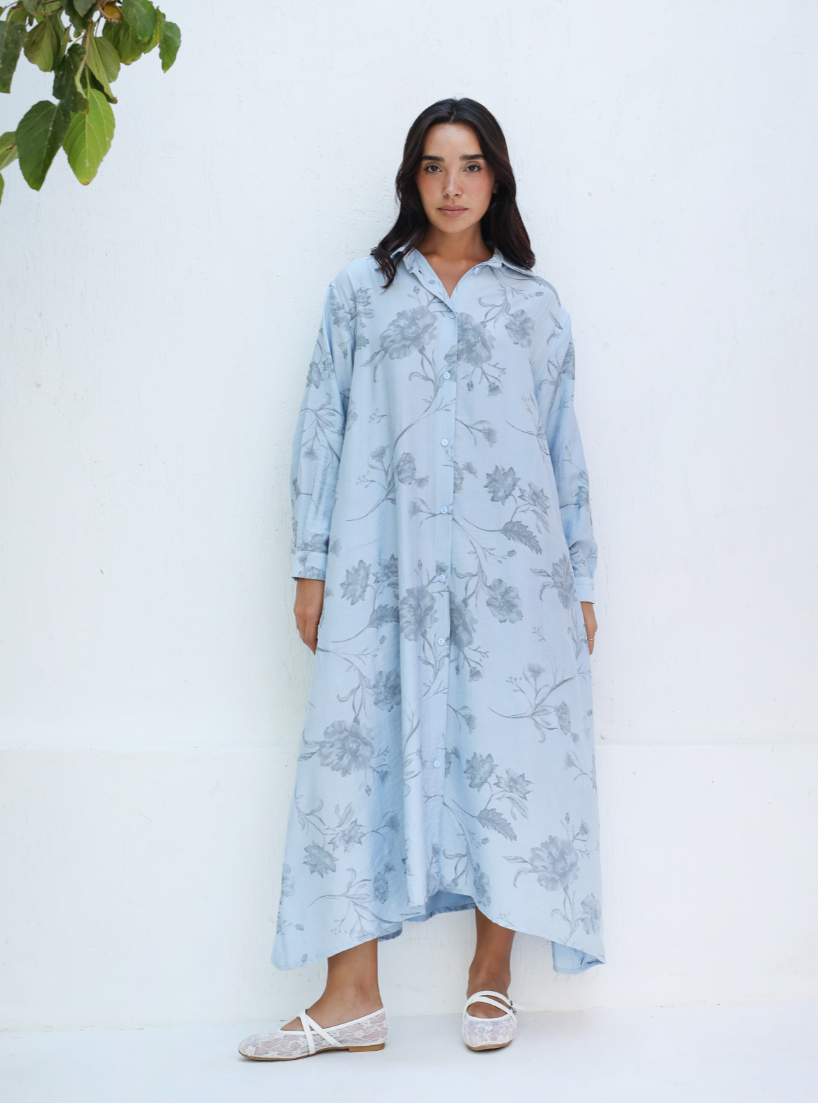 Flowy Shirt Dress