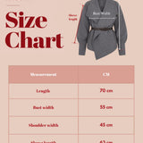 Wrap Cape Cardigan-Gray