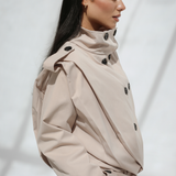 Thea Trench Jacket-Beige