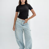 Loose Fit Light Wash Jeans