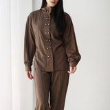 Valencia Linen Set-Brown