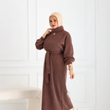 Mohair Dress- Brown