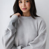 Cozy Sweater-Gray