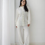 Valencia Linen Set-off white
