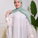 PLAIN CHIFFON SCARF-MINT