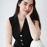 Vogue Sleek Vest-Black