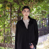 Bloom Linen shirt- Black