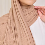 LEOPARD KUWAITI SCARF-BEIGE