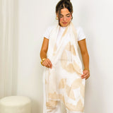 Paisley Scarf - off white