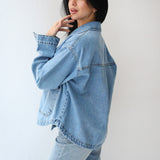 Essential Light Blue Denim Jacke