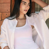 Oversized Cotton Poplin Shirt