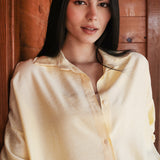Bloom Linen shirt- Butter Yellow