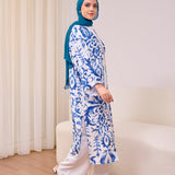 Blue Linen kaftan