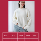 Soft Rib Knit Sweater- Brown