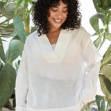 V-neck Blouse