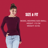 Flared Cuff Rib Top