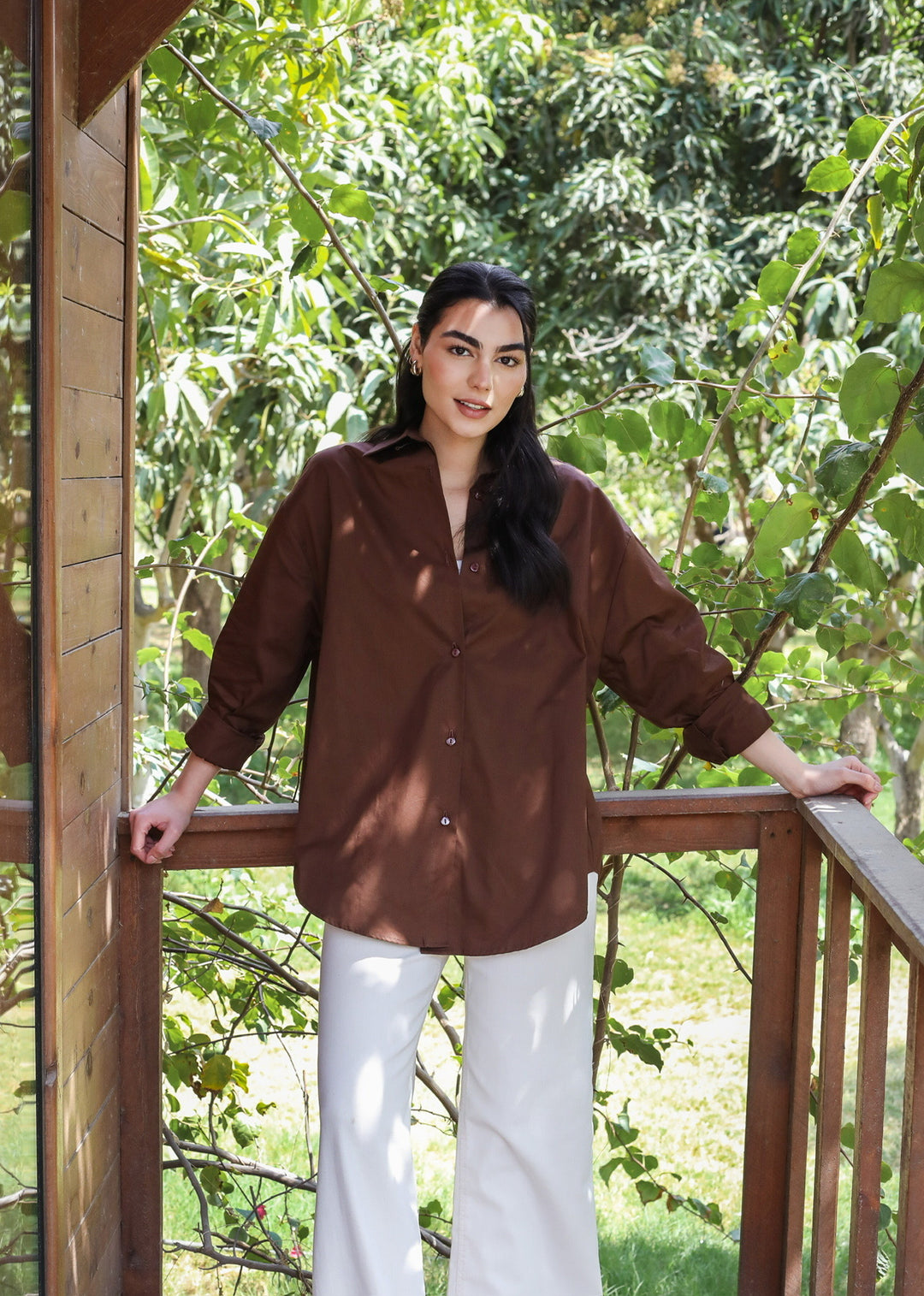 Oversized Cotton Poplin Shirt