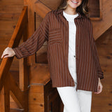 Soft Lines Shirt- Brown