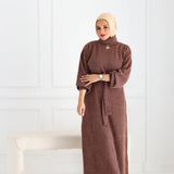 Mohair Dress- Brown