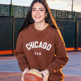 Empowered Sweatshirt-Brown