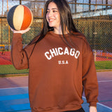 Empowered Sweatshirt-Brown