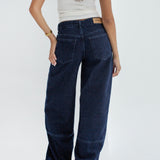 BAGGY JEANS - DARK-BLUE