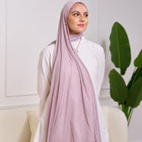 EVERYDAY LYCRA SCARF-PEACHY