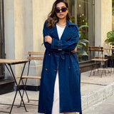 Denim Trench Coat