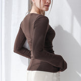 Flared Cuff Rib Top