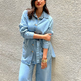 Everyday Denim set- Light Blue