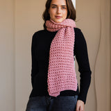 snow knit scarf