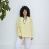 V-neck Blouse