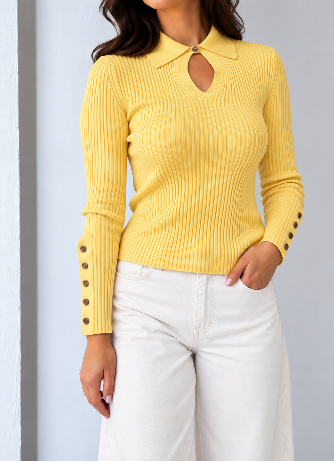 Grace Collar Knit top