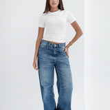 Super wide leg- Blue