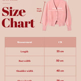Cropped Knit Cardigan-Pink