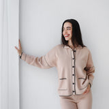 Velora Knit Set-Beige