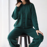 Velora Knit Set-olive