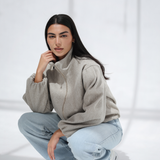 Balloon Fit Jacket-Gray
