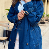 Denim Trench Coat