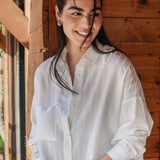Soft Lines Shirt- of white