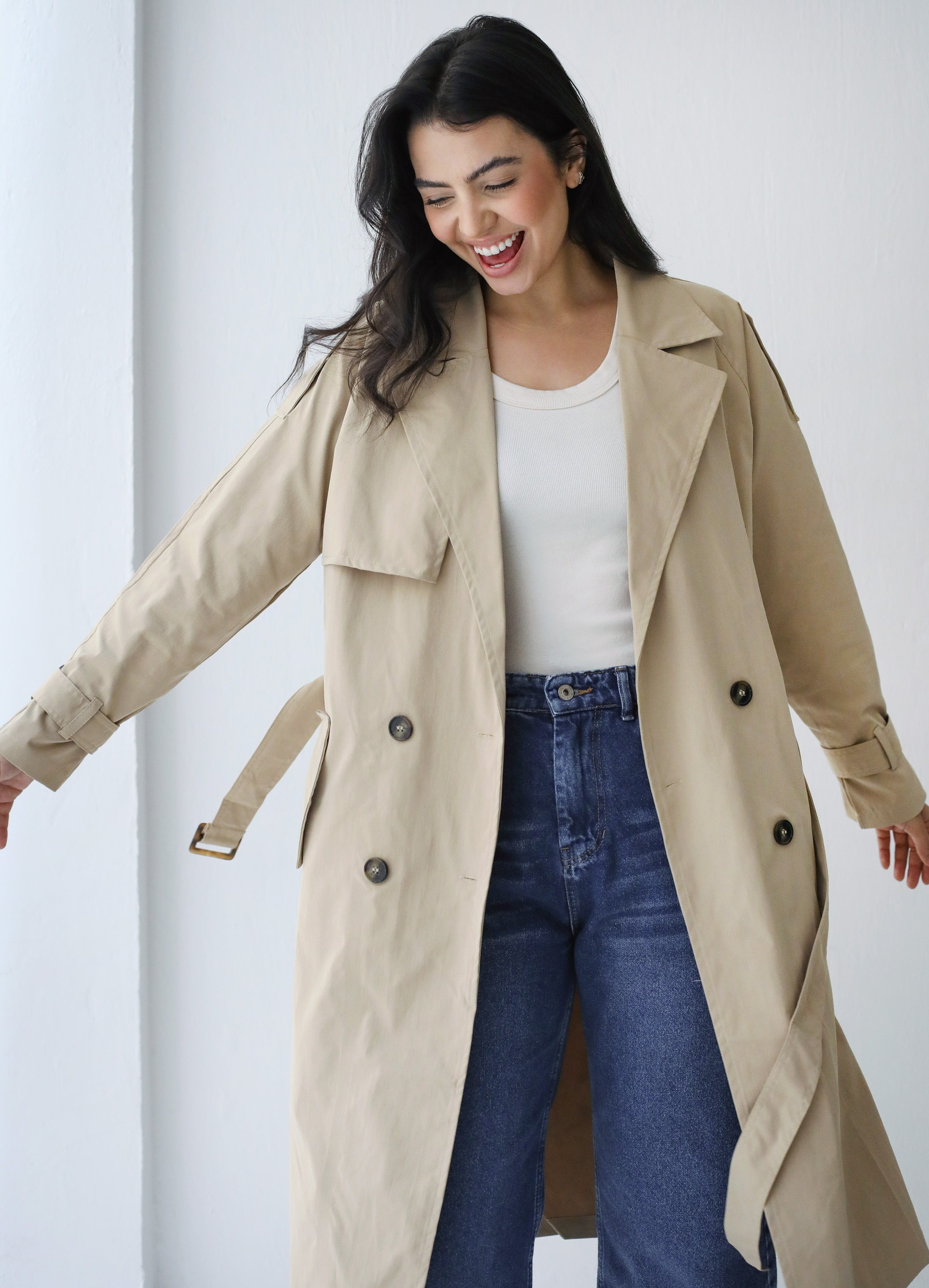 Double-Breasted Trench coat