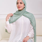 PLAIN CHIFFON SCARF-MINT
