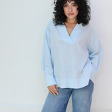 V-neck Blouse