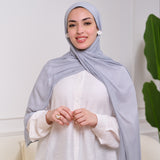 EVERYDAY LYCRA SCARF-LIGHT GRAY